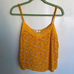 Yellow tank top!